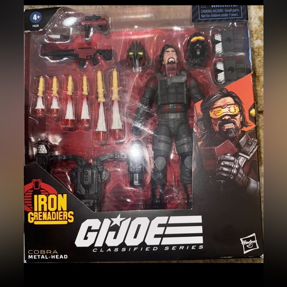 Metal-Head Iron Grenadiers 118 Classified 6" Scale G.I. JOE COBRA Hasbro NEW - Picture 1 of 5